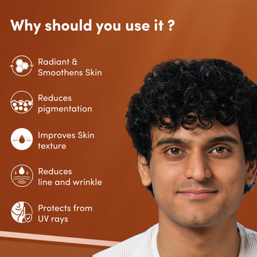Man Matters Rejuv Face Serum | Radiant Skin, Fights Acne, Acne Scars, Aging & Dark Spots | 10% Niacinamide & 2% Kakadu Plum (The purest form of Vitamin C) | Co-created by Dermatologists | 30 ml